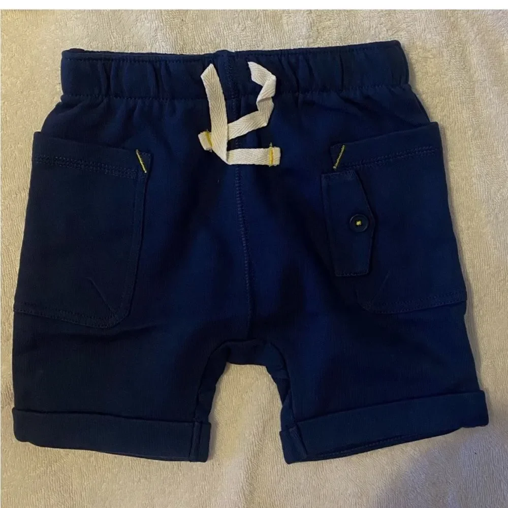 NWT Mac & Moon Baby Boy 2-Piece Dinosaur Print Shorts Set organic cotton